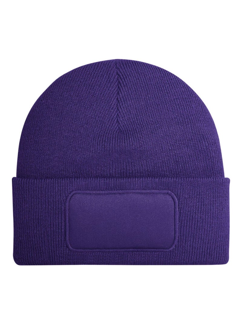 Beechfield - Bonnet motif/style uni PRINTERS Violet - Kiabi
