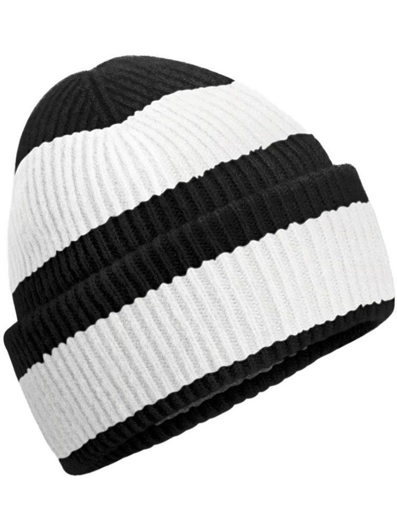 Beechfield - Bonnet Noir Blanc - Kiabi