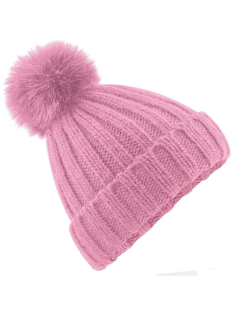 Beechfield - Bonnet VERBIER Rose pâle - Kiabi