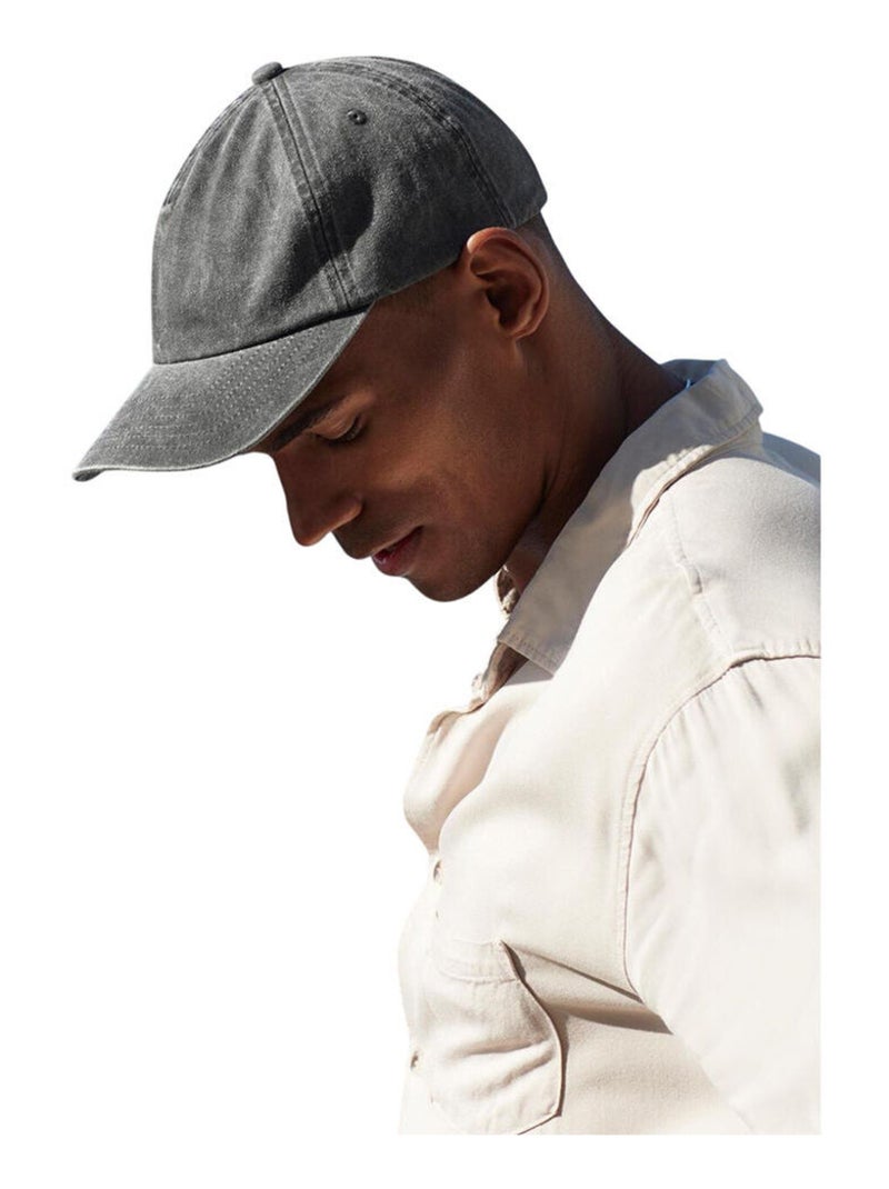 Beechfield - Casquette de baseball RELAXED Noir mat - Kiabi
