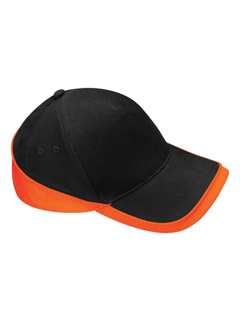 Beechfield - Casquette de baseball TEAMWEAR COMPETÇaION Noir Orange - Kiabi