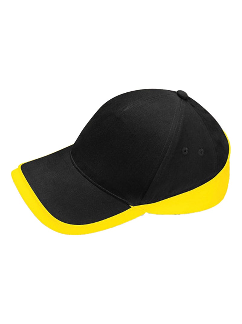 Beechfield - Casquette de baseball TEAMWEAR COMPETITION Noir Jaune - Kiabi