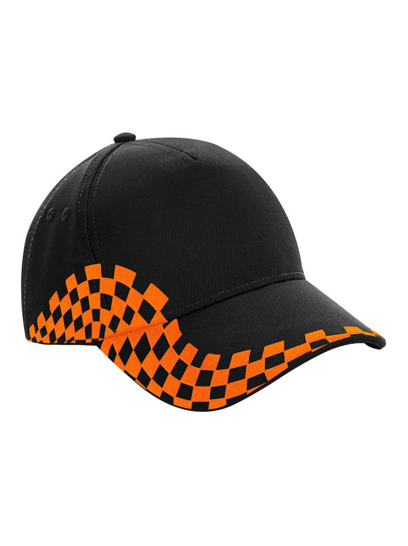Beechfield - Casquette GRAND PRIX Noir Orange - Kiabi