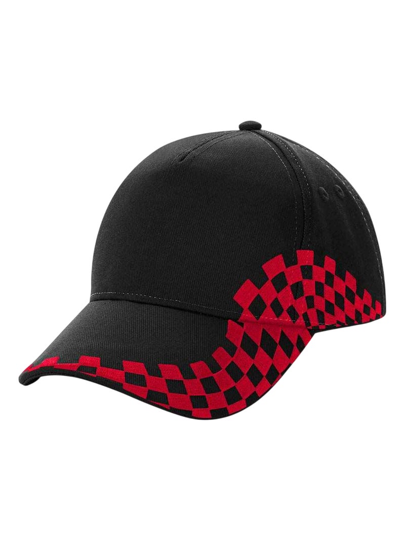 Beechfield - Casquette GRAND PRIX Noir Rouge - Kiabi