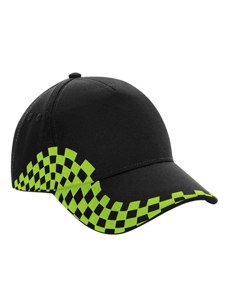 Beechfield - Casquette GRAND PRIX Noir Vert - Kiabi