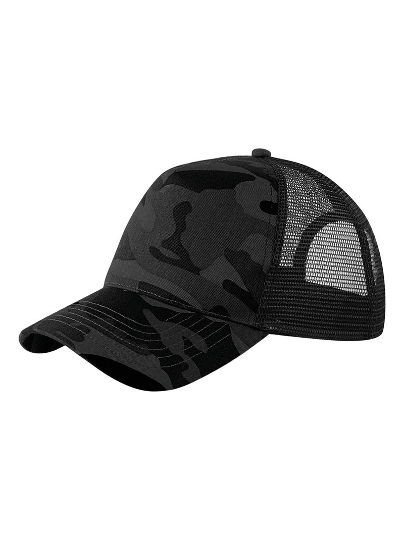 Beechfield - Casquette trucker motif/style camouflage Bleu nuit - Kiabi
