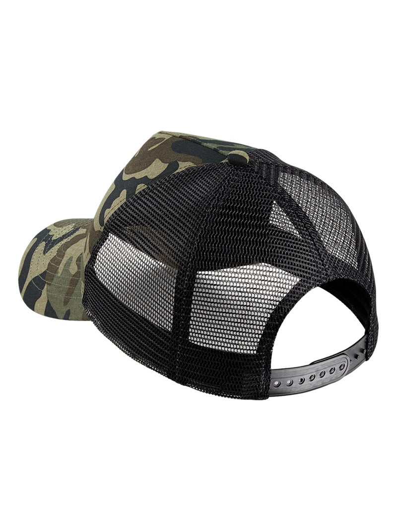 Beechfield - Casquette trucker motif/style camouflage Kaki - Kiabi