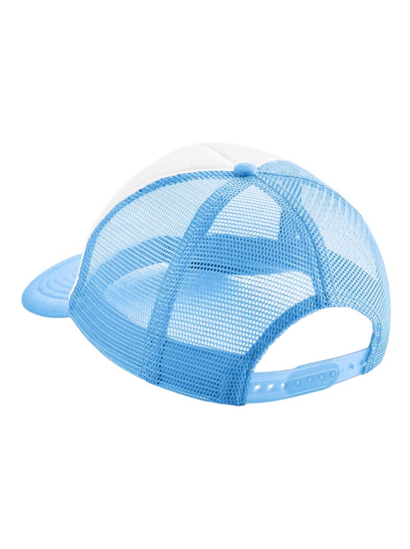 Beechfield - Casquette trucker motif/style rétro Bleu Blanc - Kiabi