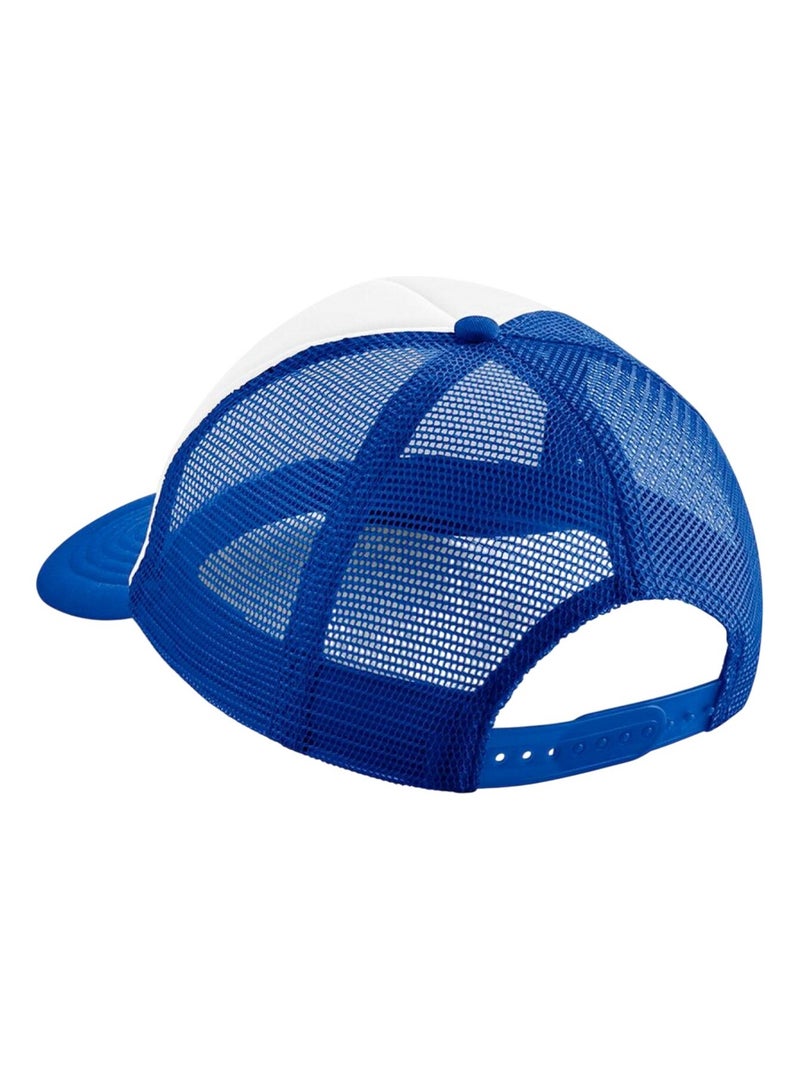 Beechfield - Casquette trucker motif/style rétro Bleu Blanc - Kiabi