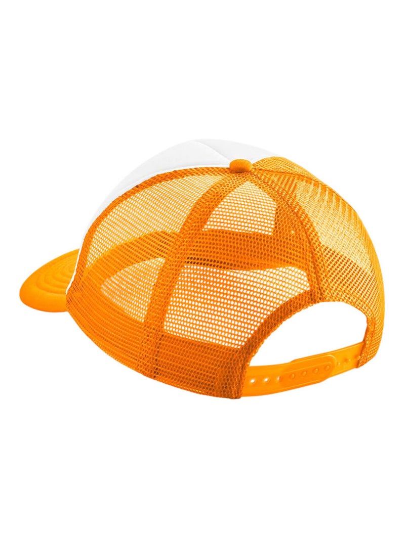 Beechfield - Casquette trucker motif/style rétro Orange - Kiabi
