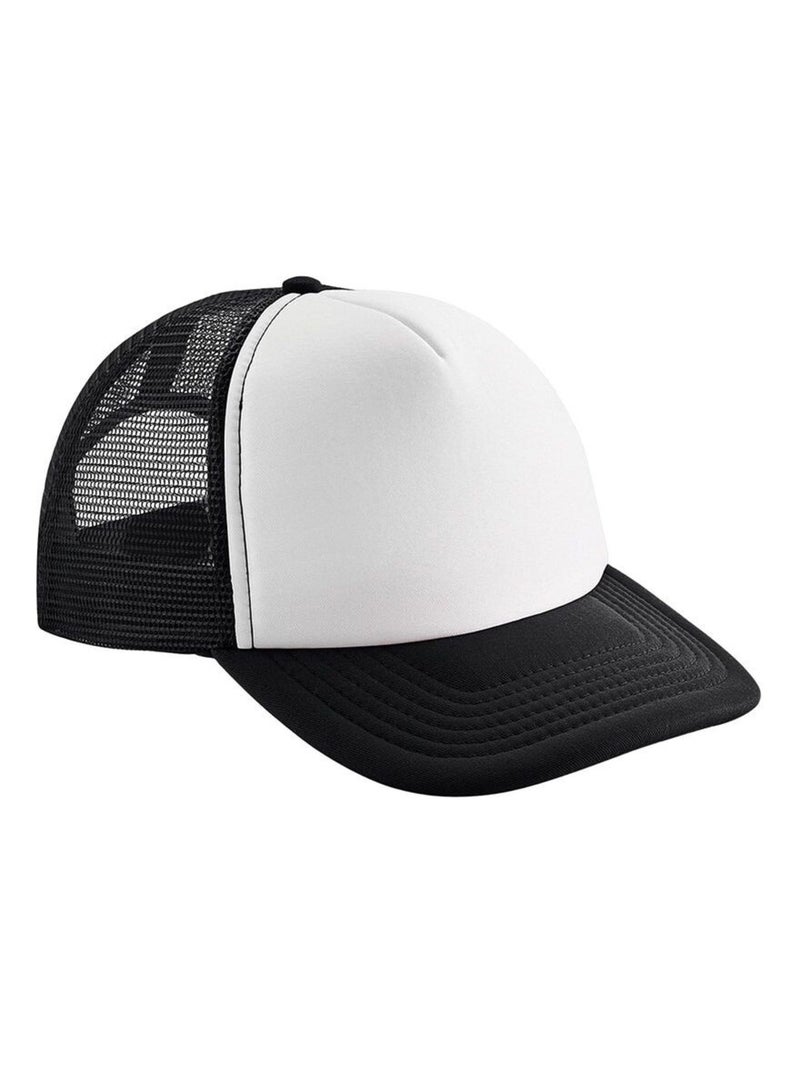 Beechfield - Casquette trucker Noir Blanc - Kiabi