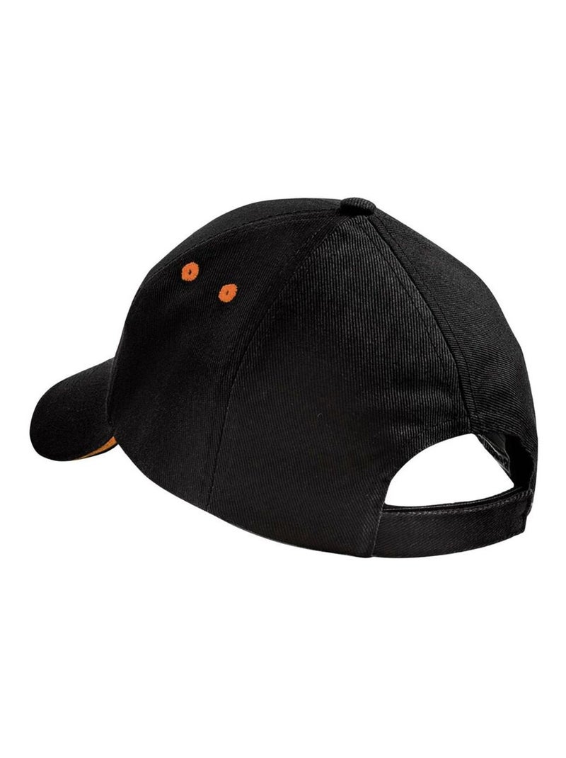 Beechfield - Casquette ULTIMATE Noir Orange - Kiabi