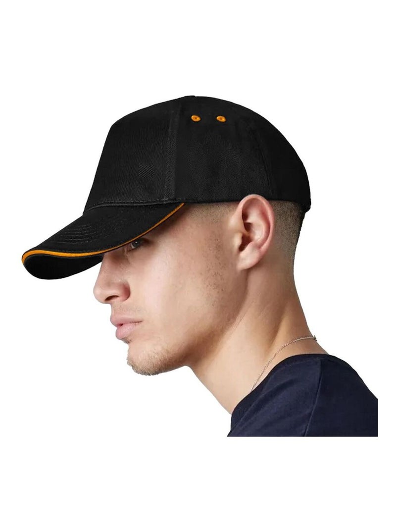 Beechfield - Casquette ULTIMATE Noir Orange - Kiabi