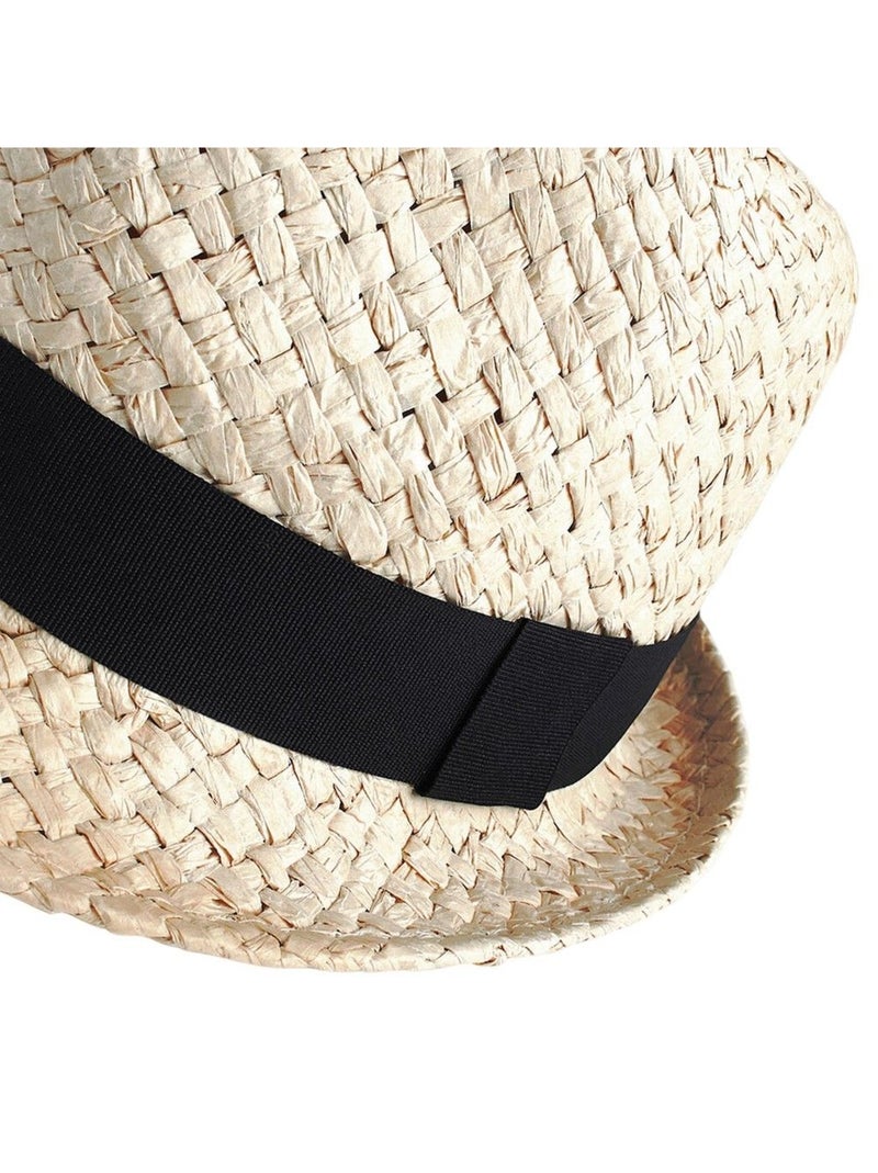 Beechfield - Chapeau trilby FESTIVAL Blanc Beige - Kiabi