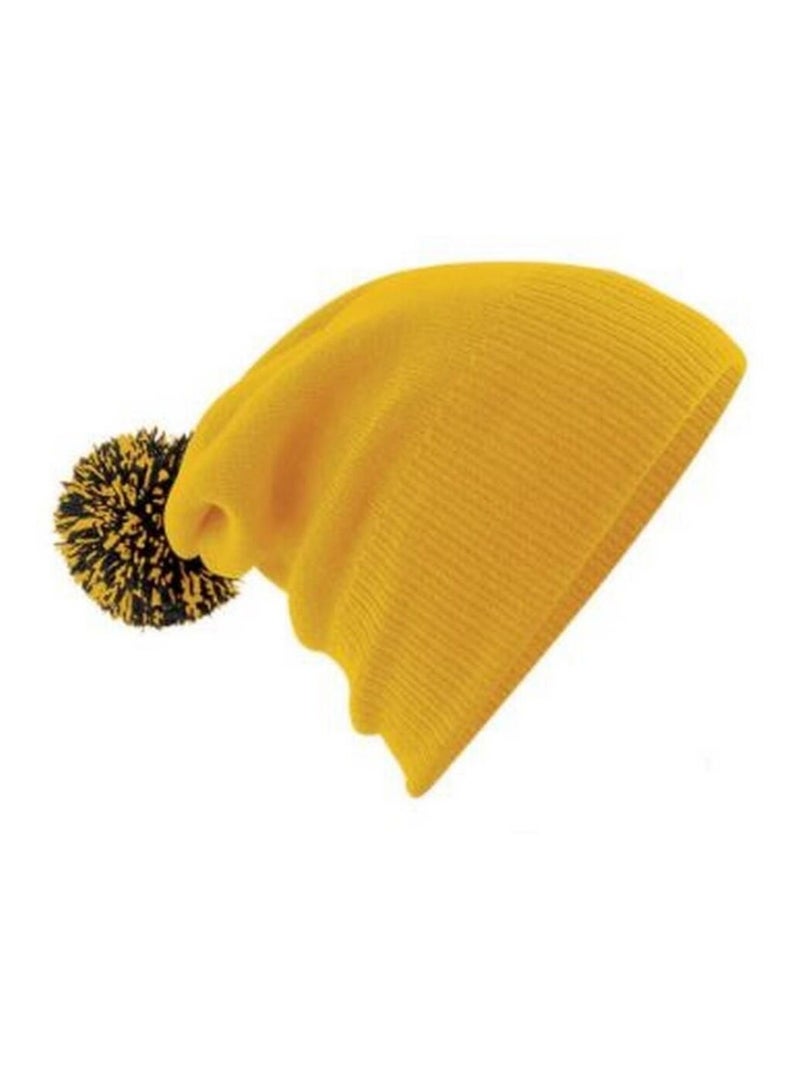 Beechfield Adultes Bonnet unisexe Snowstar Jaune - Kiabi