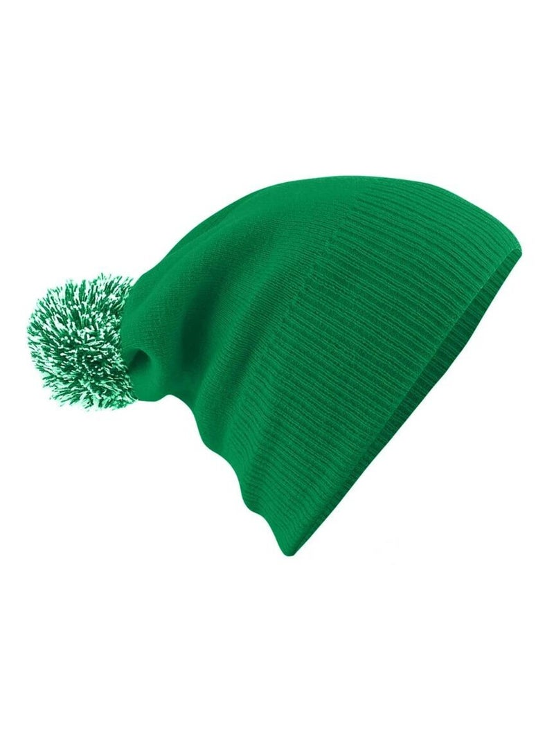 Beechfield Adultes Bonnet unisexe Snowstar Vert - Kiabi
