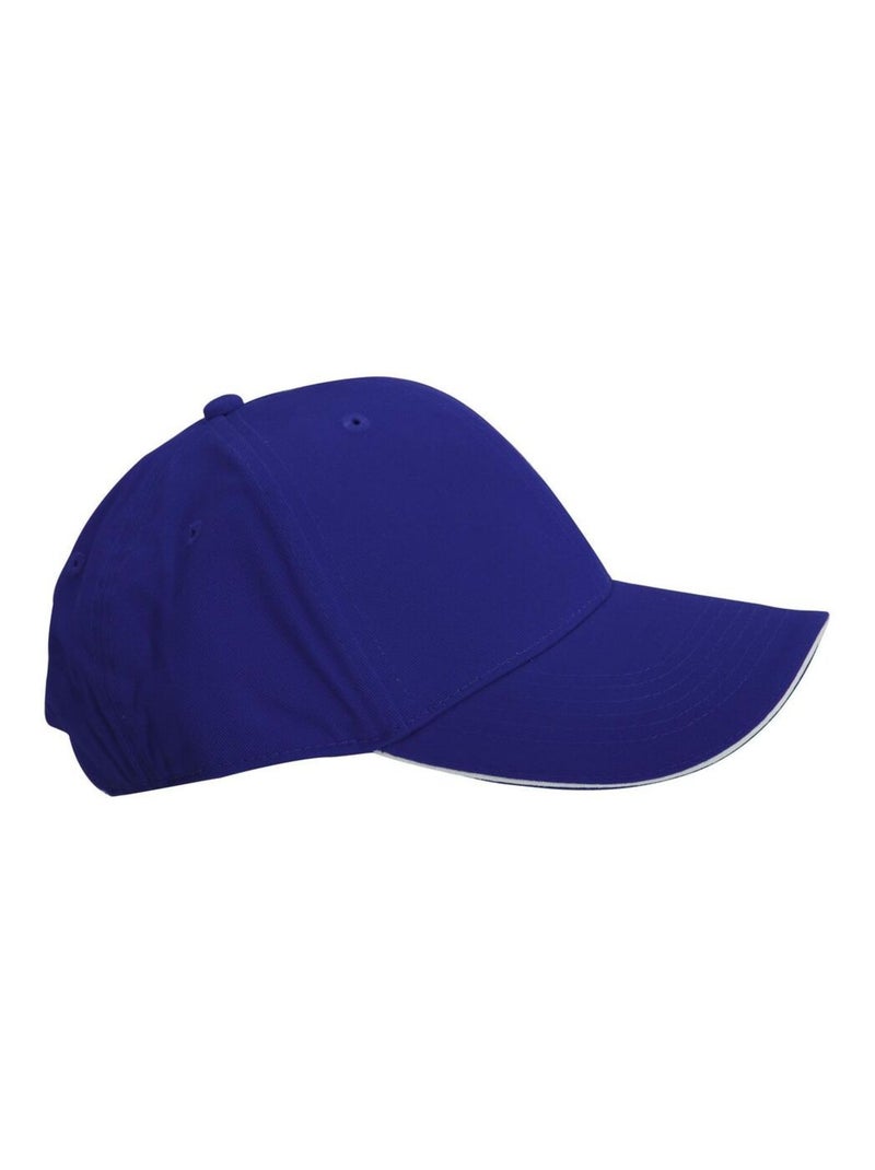 Beechfield Adultes Unisex Athleisure Cotton Baseball Cap Bleu Blanc - Kiabi