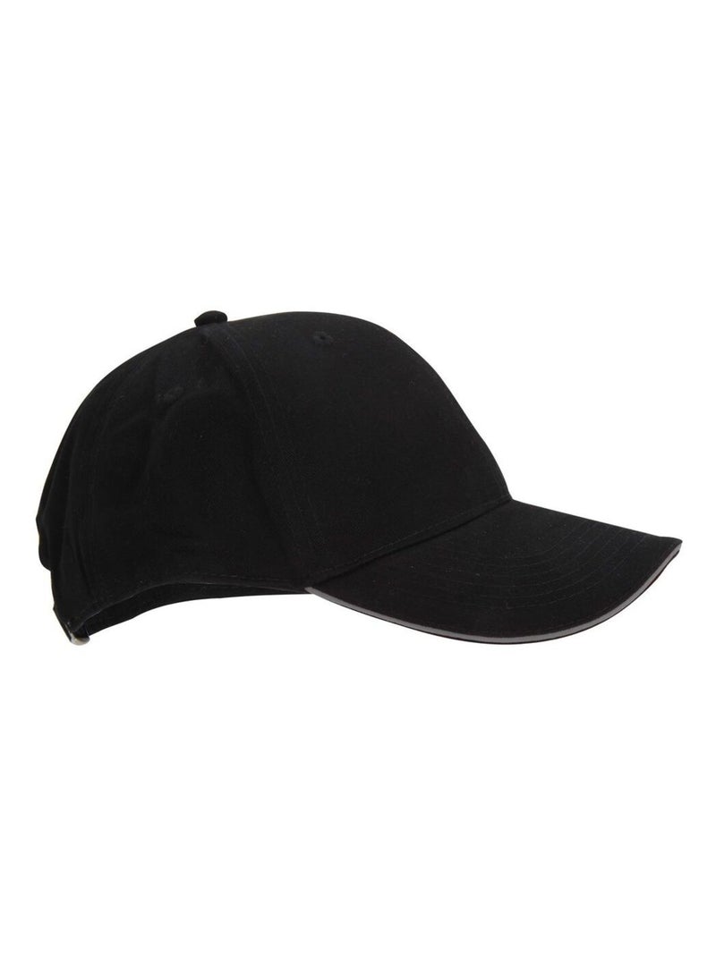 Beechfield Adultes Unisex Athleisure Cotton Baseball Cap Noir Gris - Kiabi