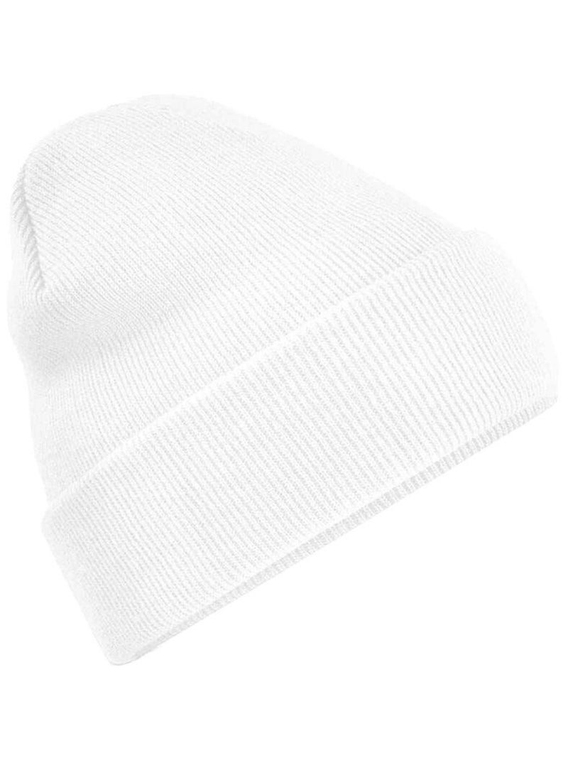 Beechfield Bonnet à manchettes original pour adultes, unisexe Blanc - Kiabi
