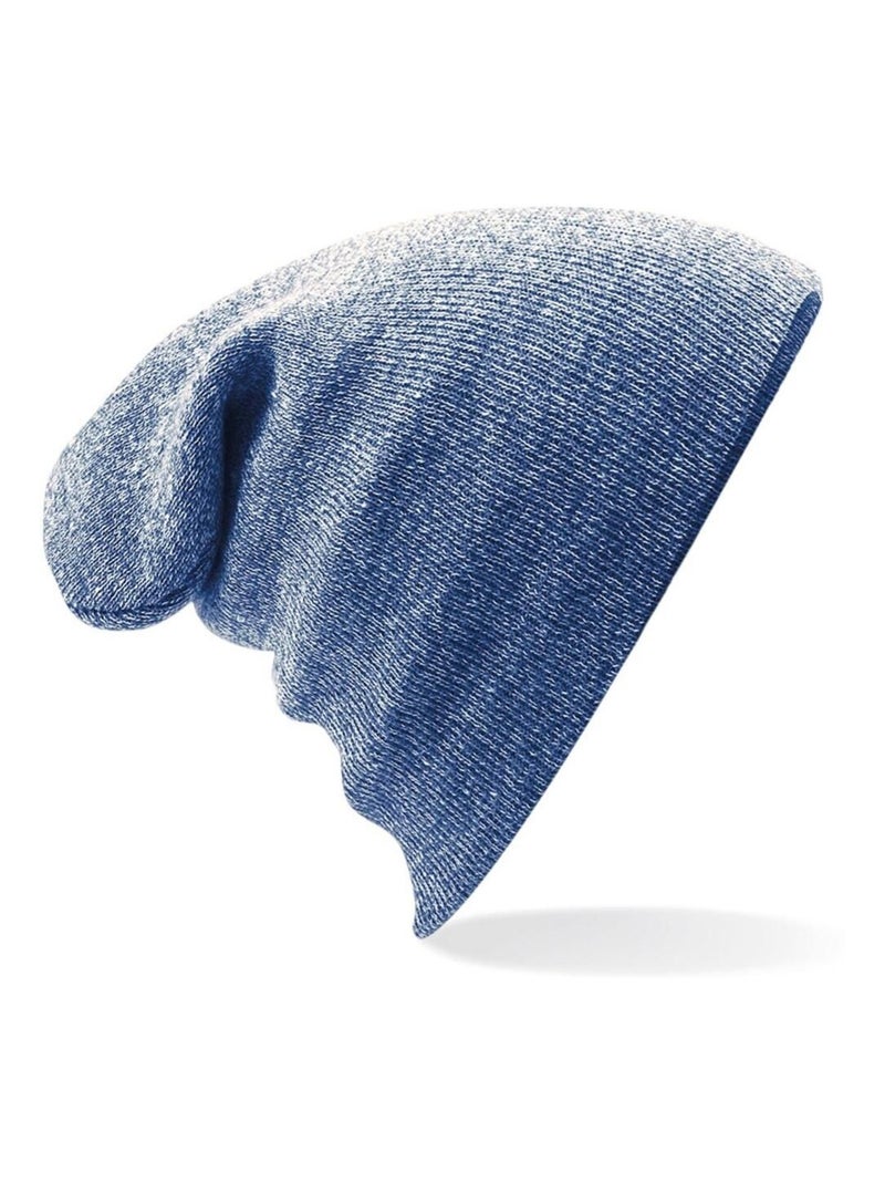 Beechfield Bonnet à manchettes original pour adultes, unisexe Bleu - Kiabi