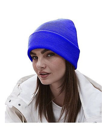 Beechfield Bonnet à manchettes original pour adultes, unisexe