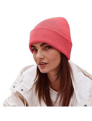 Beechfield Bonnet à manchettes original pour adultes, unisexe