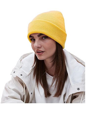 Beechfield Bonnet à manchettes original pour adultes, unisexe