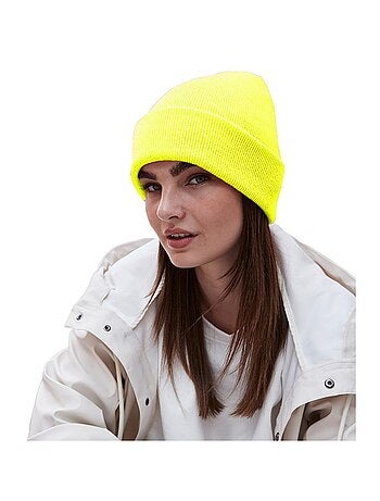 Beechfield Bonnet à manchettes original pour adultes, unisexe