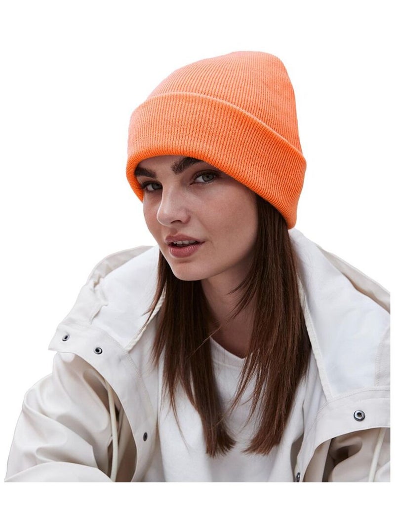 Beechfield Bonnet à manchettes original pour adultes, unisexe Orange - Kiabi