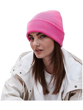 Beechfield Bonnet à manchettes original pour adultes, unisexe
