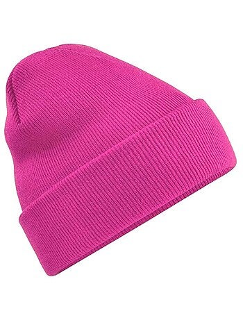 Beechfield Bonnet à manchettes original pour adultes, unisexe