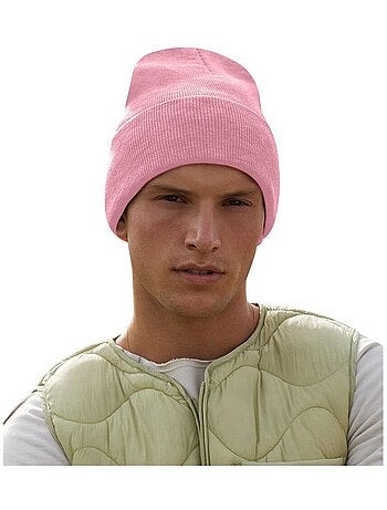 Beechfield Bonnet à manchettes original pour adultes, unisexe