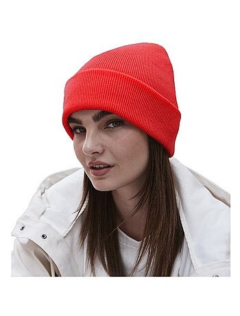 Beechfield Bonnet à manchettes original pour adultes, unisexe