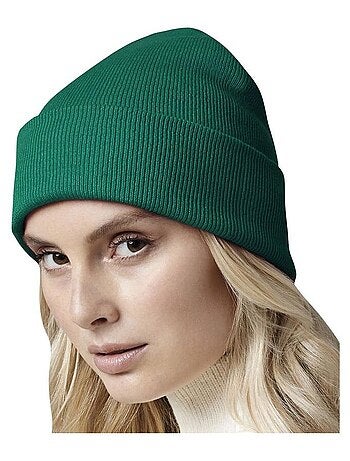 Beechfield Bonnet à manchettes original pour adultes, unisexe