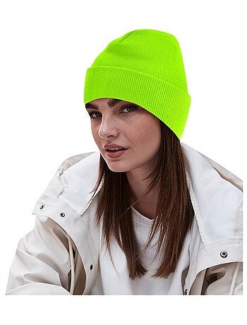 Beechfield Bonnet à manchettes original pour adultes, unisexe