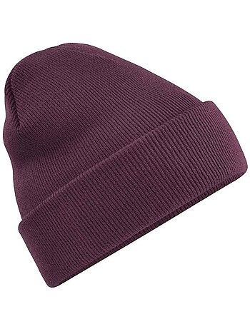 Beechfield Bonnet à manchettes original pour adultes, unisexe