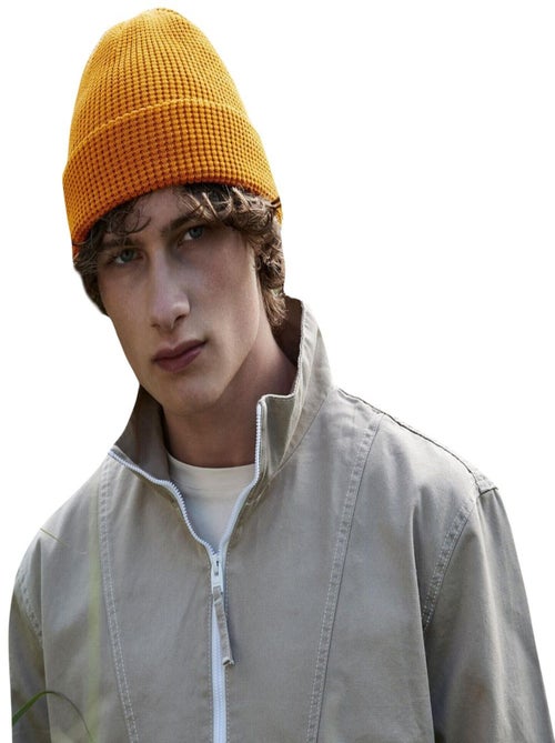 Beechfield Bonnet en coton biologique gaufré - Kiabi