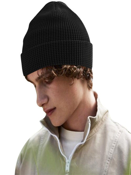 Beechfield Bonnet en coton biologique gaufré - Kiabi