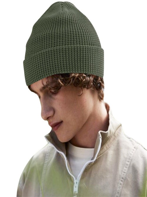 Beechfield Bonnet en coton biologique gaufré - Kiabi
