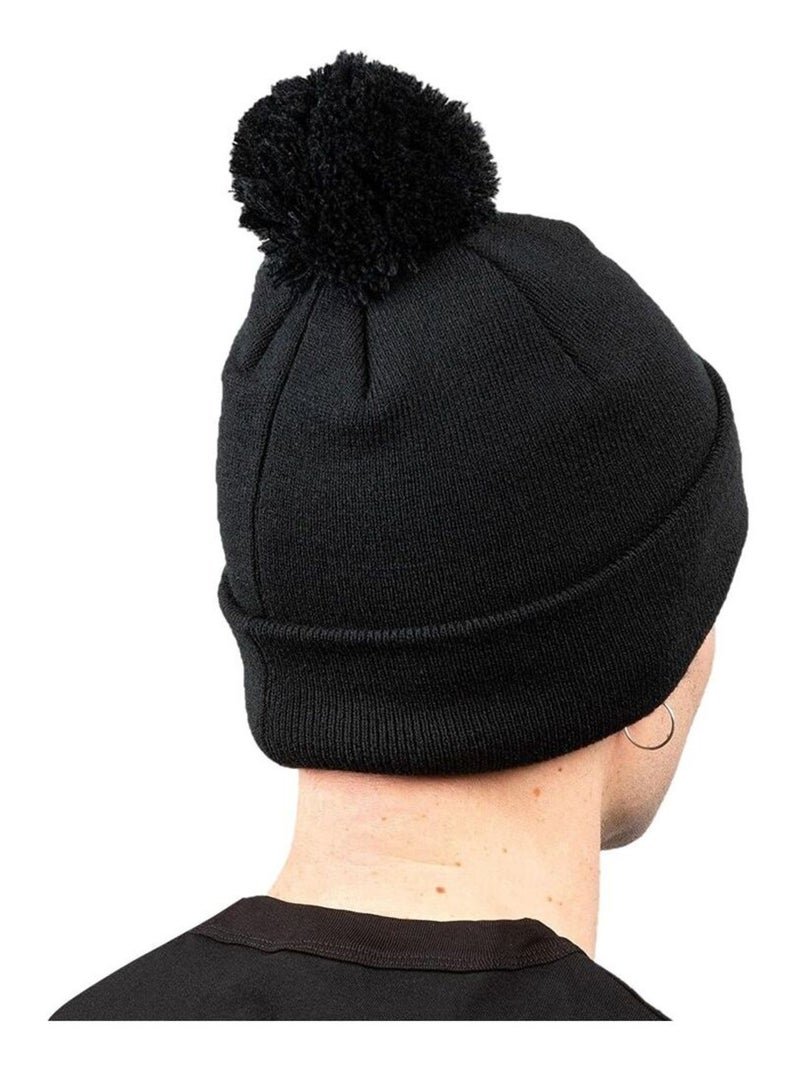 Beechfield Bonnet en coton biologique Snowstar Noir - Kiabi