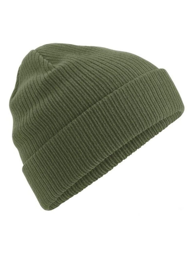 Beechfield Bonnet en coton biologique Vert kaki - Kiabi