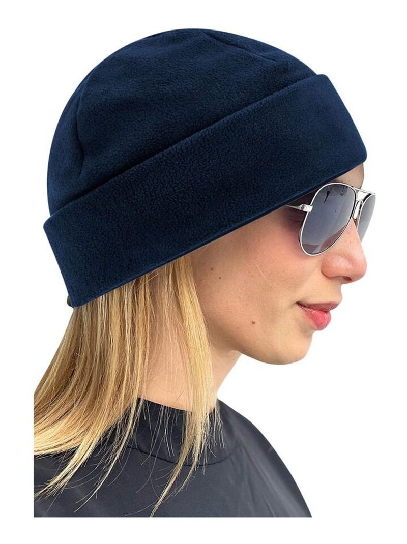 Beechfield Bonnet en polaire recyclée Bleu marine - Kiabi