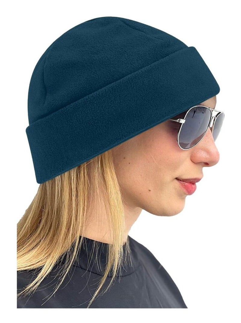 Beechfield Bonnet en polaire recyclée Bleu pétrole - Kiabi