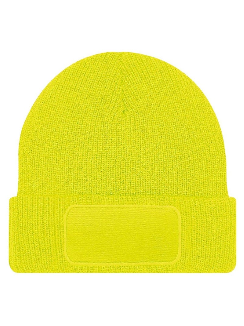 Beechfield Bonnet Printer unisexe pour adultes Thinsulate Jaune fluo - Kiabi