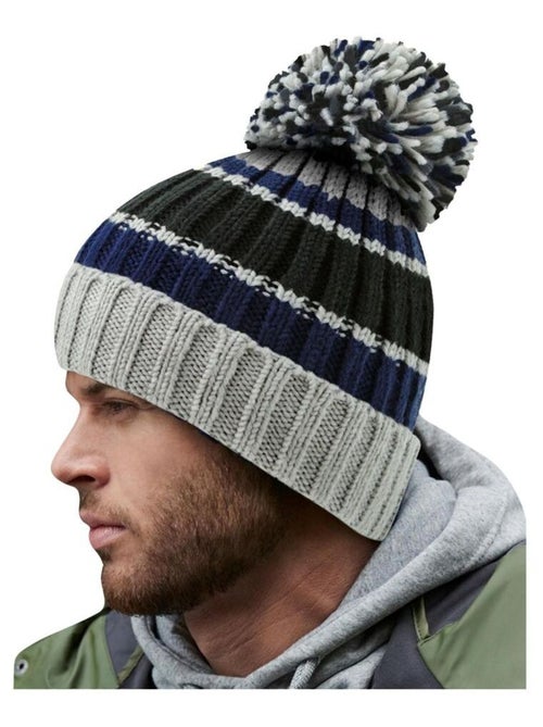 Beechfield Bonnet rayé Hygge - Kiabi