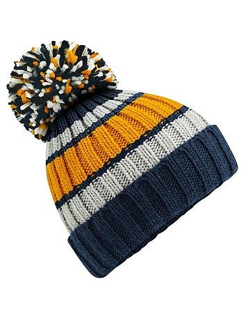 Beechfield Bonnet rayé Hygge