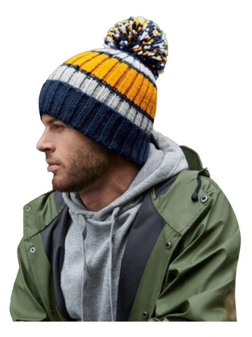 Beechfield Bonnet rayé Hygge - Kiabi