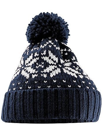 Beechfield Bonnet Snowstar Fair Isle unisexe adulte