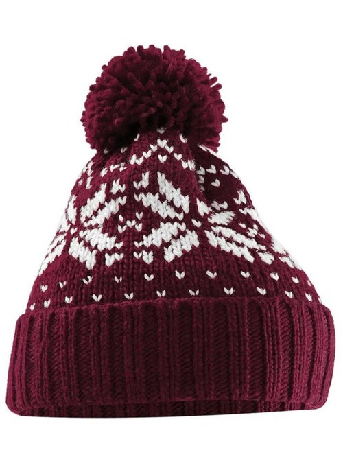 Beechfield Bonnet Snowstar Fair Isle unisexe adulte - Kiabi