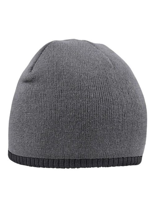 Beechfield Bonnet tricoté bicolore unisexe adulte - Kiabi